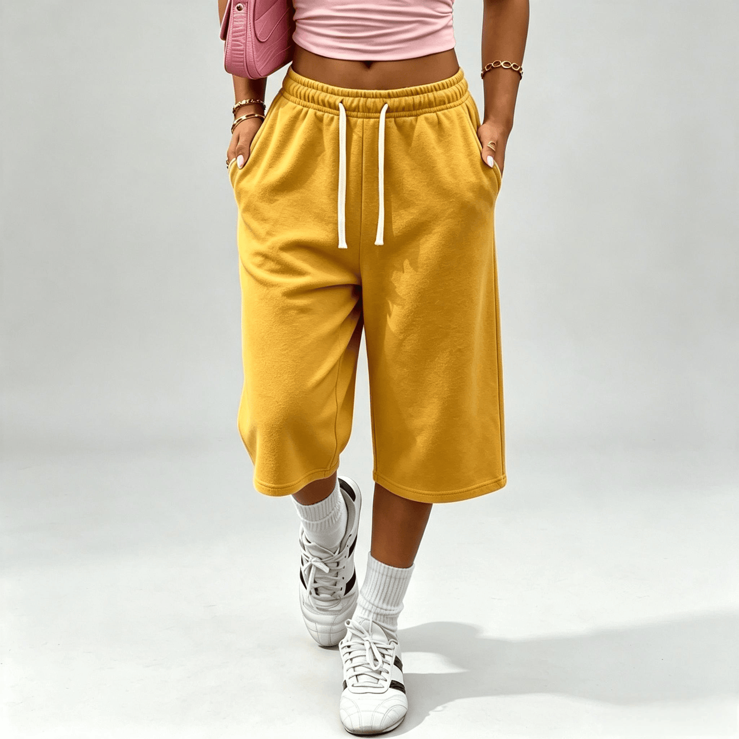【LAST DAY SALE】Women’s wide-leg loose pants with pockets