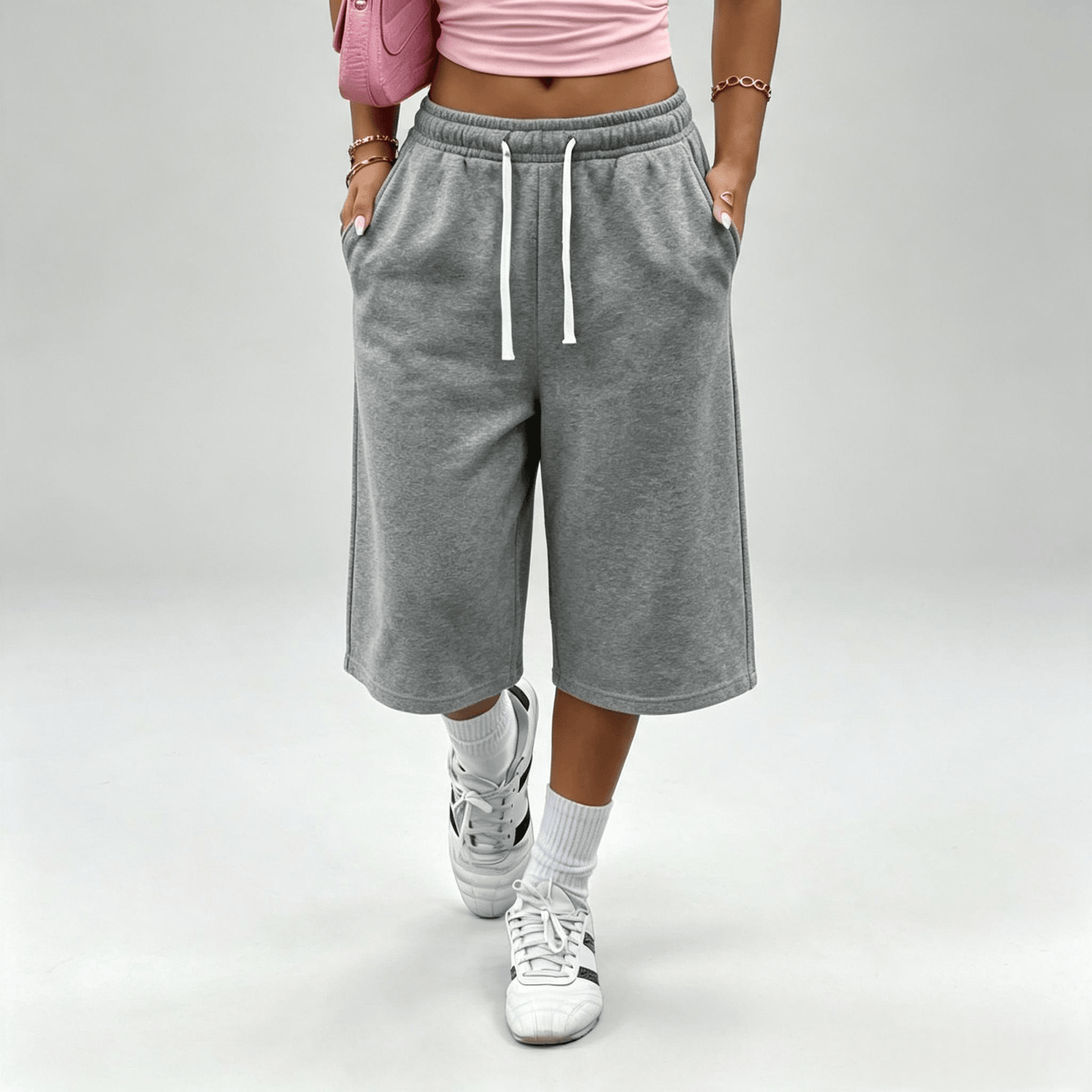 【LAST DAY SALE】Women’s wide-leg loose pants with pockets