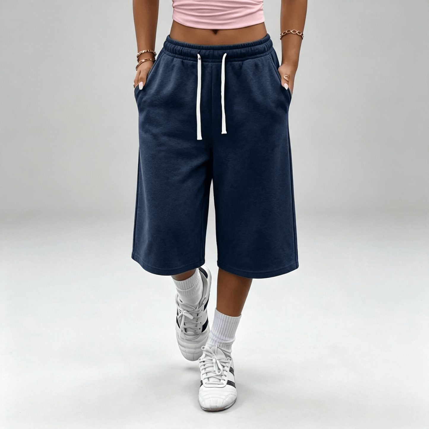 【LAST DAY SALE】Women’s wide-leg loose pants with pockets