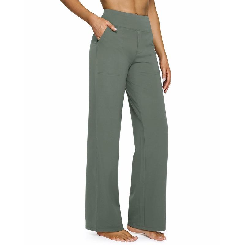 ⚡Women's High-Waisted Business Casual Wide Leg Pants with Pockets