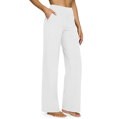⚡Women's High-Waisted Business Casual Wide Leg Pants with Pockets