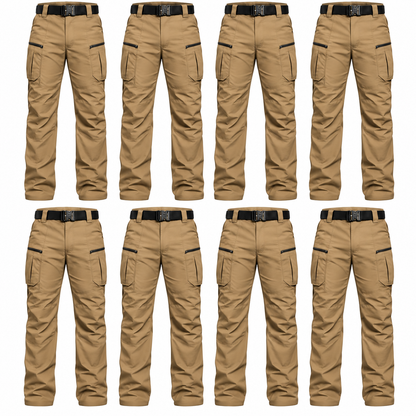 Ripstop Water Resistant Cargo Tactical Pants Lightweight Breathable EDC Outdoor Hiking Work Pants 8 Pockets